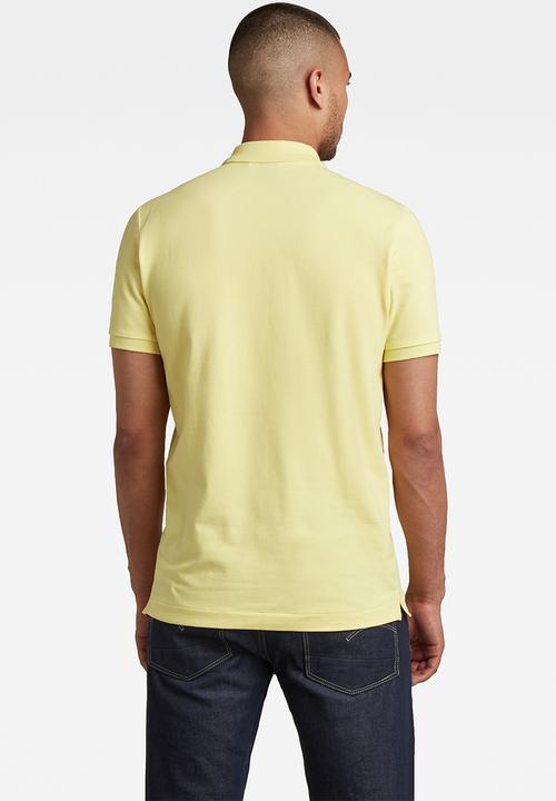 G-STAR - Dunda slim polo - dk bleach yellow
