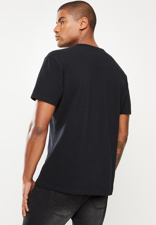 S.P.C.C - Fehr relaxed fit straight hem tee - black