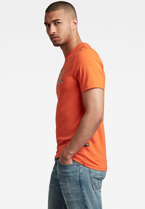G-STAR - 3d raw. slim r t - signal orange