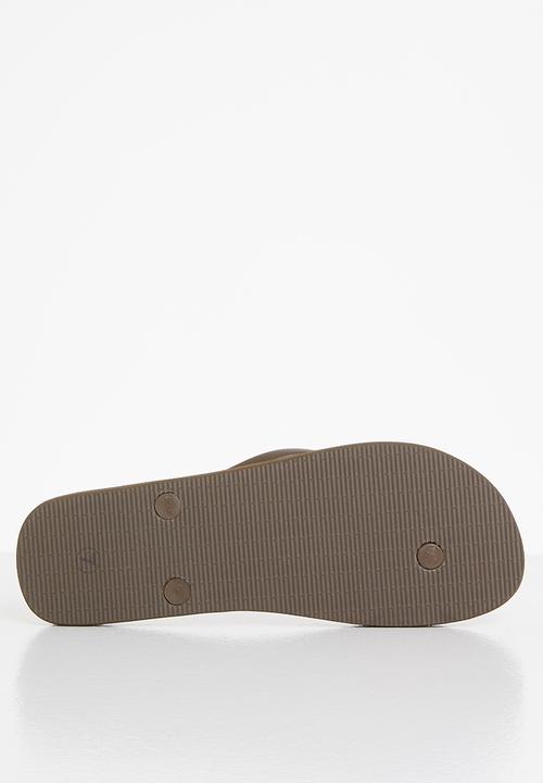 POLO - Gianna monogram flip flop - brown