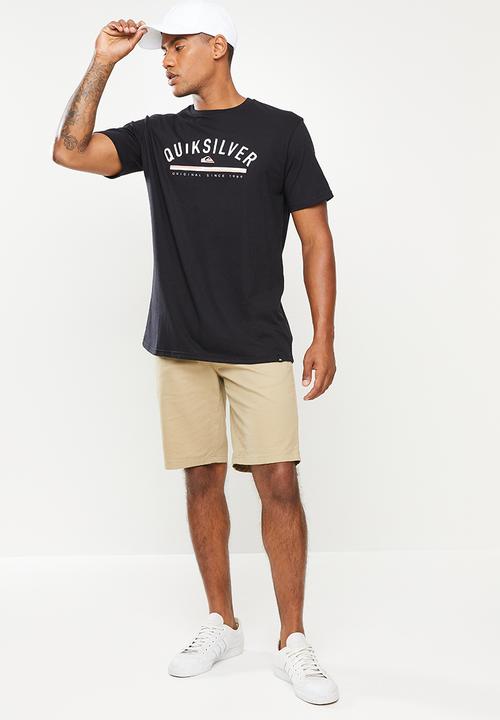 Quiksilver - Retroline short sleeve tee - black