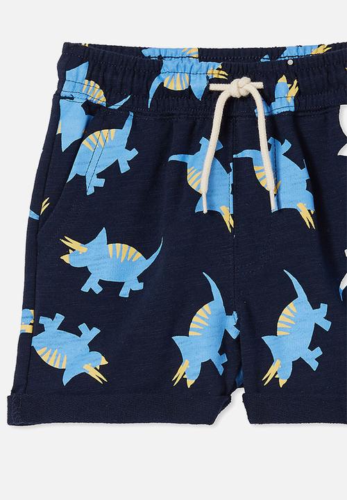 Cotton On - Henry slouch short 60/40 - navy blazer/dino