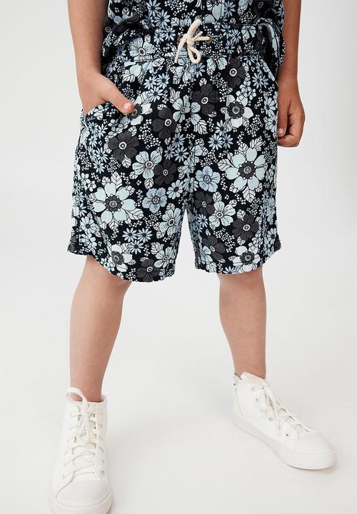 Cotton On - Los cabos short - navy blazer/floral