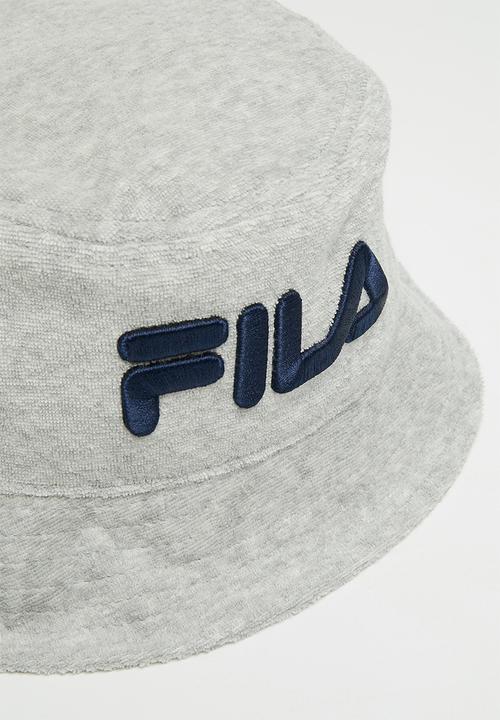 FILA - Fognini towelling bucket hat - grey melange