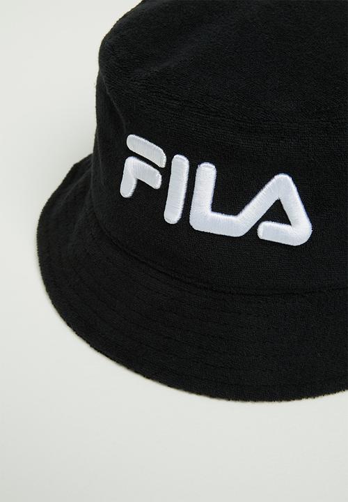 FILA - Fognini towelling bucket hat - black