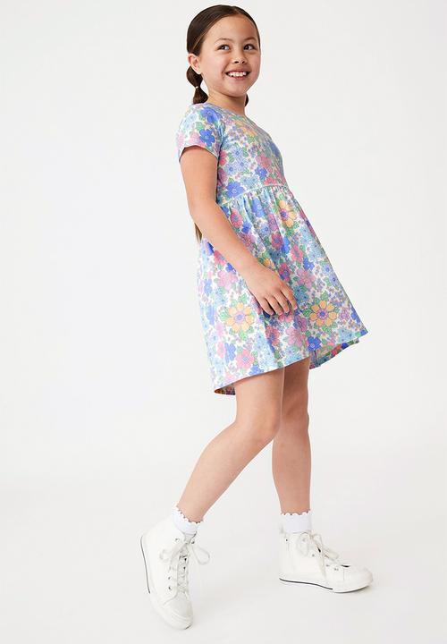 Cotton On - Freya short sleeve dress - multi 