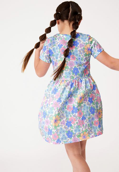 Cotton On - Freya short sleeve dress - multi 