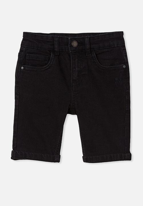 Cotton On - Slim fit short - black