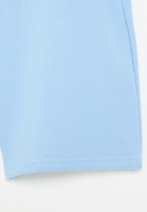 Pop Candy - Boys single fleece short - sky blue