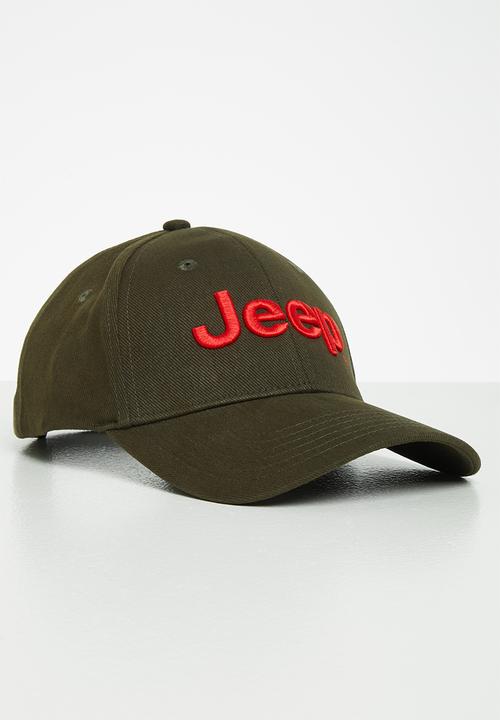 JEEP - Basic branded cap - olive