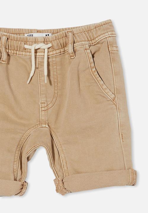 Cotton On - Slouch fit short - stone