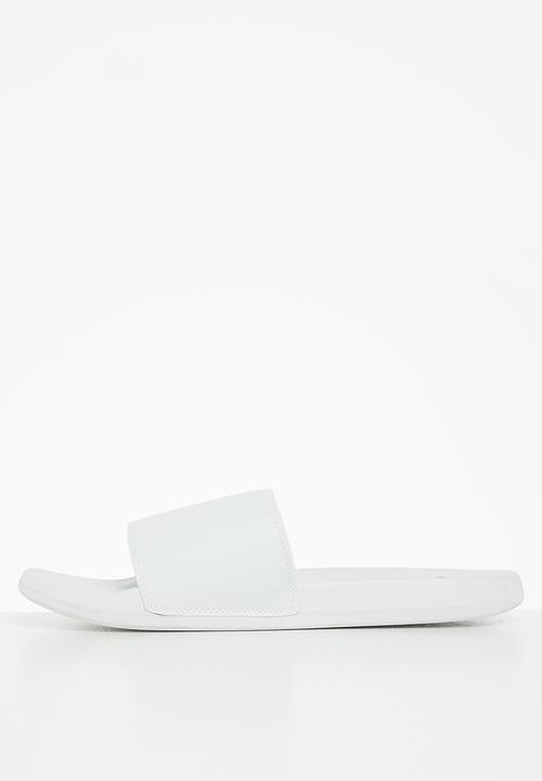 POLO - Cameron plain pool sandal - white