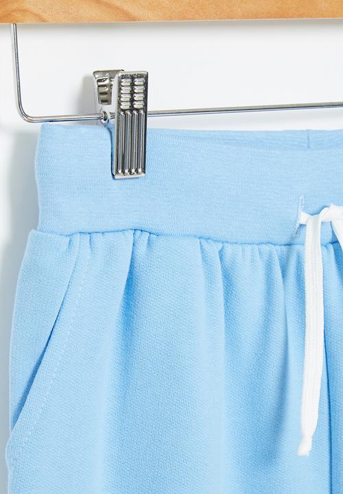 Rebel Republic - Single fleece short - sky blue
