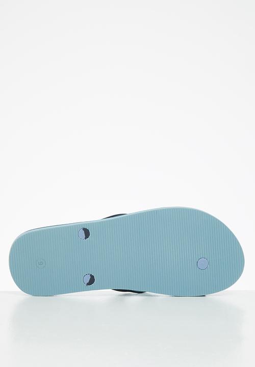 POLO - Eric stripe pony flip-flop - blue