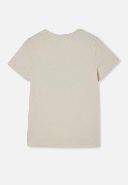 Cotton On - Max short sleeve tee - rainy day/happy soul
