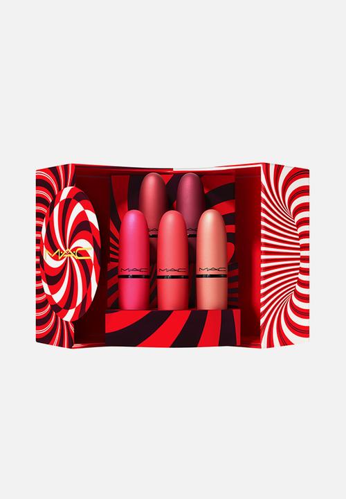 MAC - Mistletoe Matte Powder Kiss Lipstick x 5