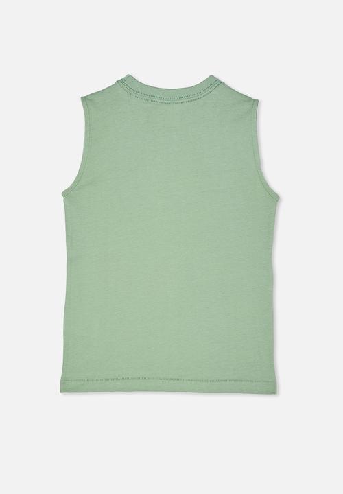 Cotton On - Otis muscle tank - smashed avo
