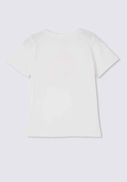Cotton On - Penelope short sleeve tee - vanilla/always rain
