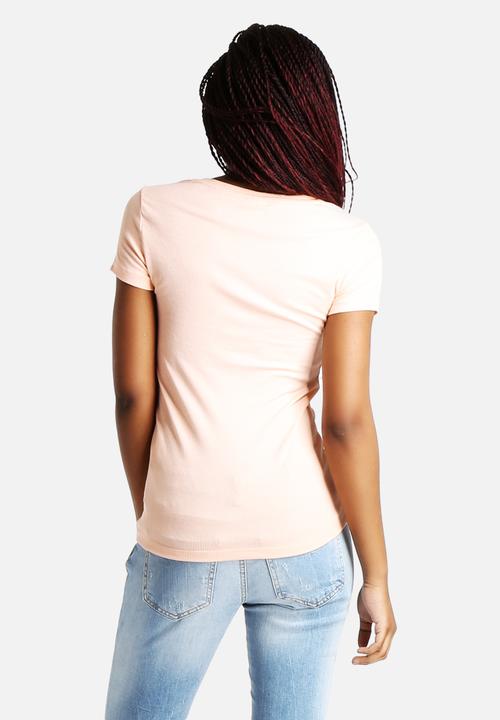 Vero Moda - Laila Rib V-Neck Tee