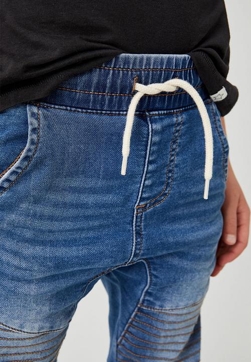 Cotton On - Slouch jogger jean - bondi mid blue