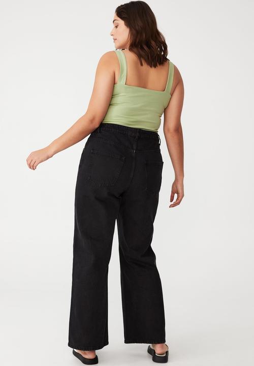 Cotton On - Curve wide strap tank - dusty mint