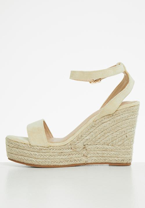 Superbalist - Wedge ankle strap heel - neutral 