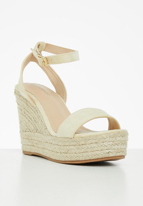 Superbalist - Wedge ankle strap heel - neutral 