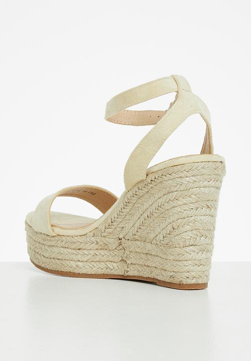 Superbalist - Wedge ankle strap heel - neutral 