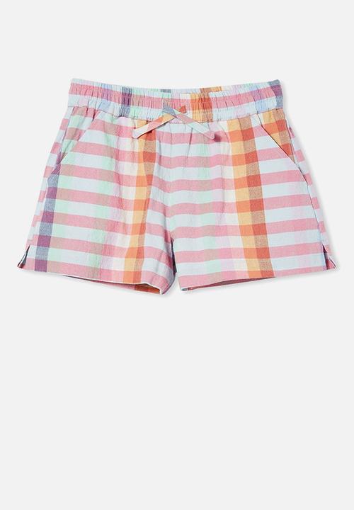Cotton On - Sage & clare short - lcn sag terra multi check
