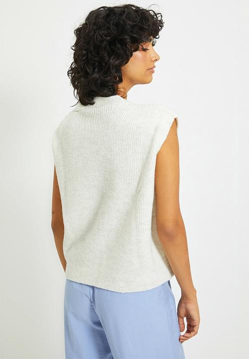 Trendyol - Buttoned Knit sweater - ecru