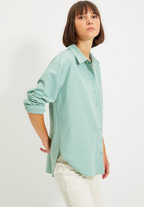 Trendyol - Loose Fit Shirt - mint