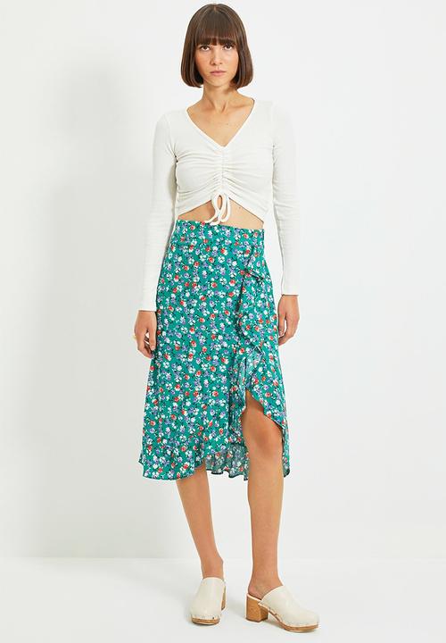 Trendyol - Yeşil skirt - green
