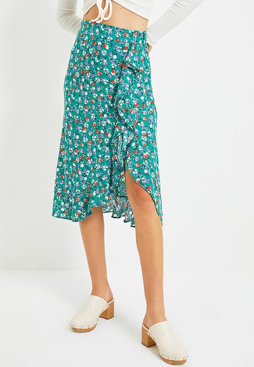 Trendyol - Yeşil skirt - green