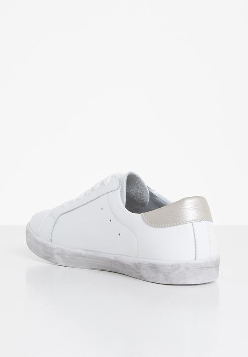 Julz - Madison leather sneaker - white