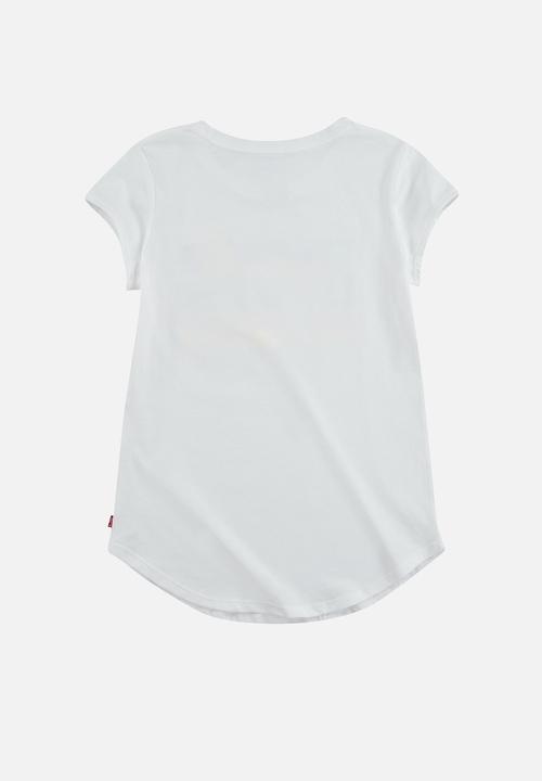 Levi’s® - Levi's round hem graphic tee shirt - white