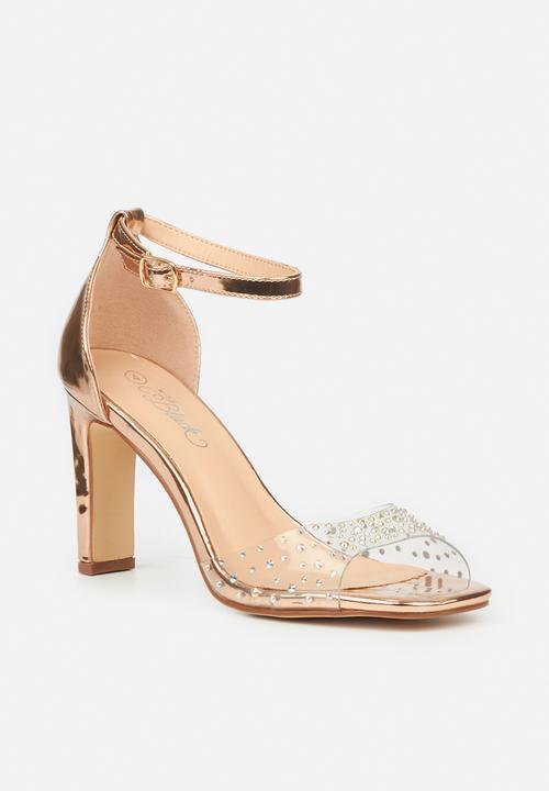 Miss Black - Prom1 heel - rose gold