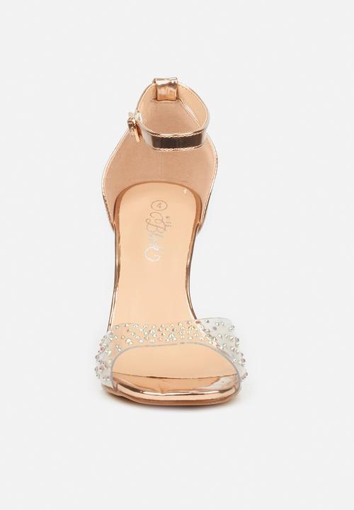Miss Black - Prom1 heel - rose gold