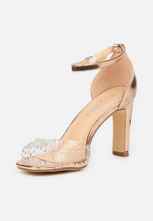 Miss Black - Prom1 heel - rose gold