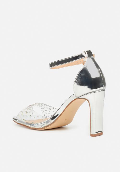 Miss Black - Prom1 heel - silver