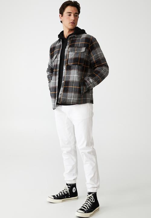 Cotton On - Drake cuffed pant - white