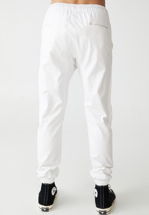 Cotton On - Drake cuffed pant - white