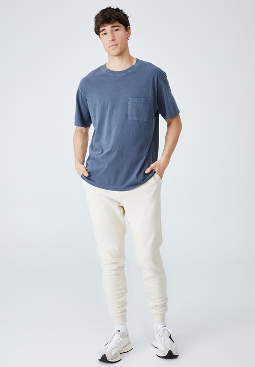 Cotton On - Trippy slim trackie - ecru