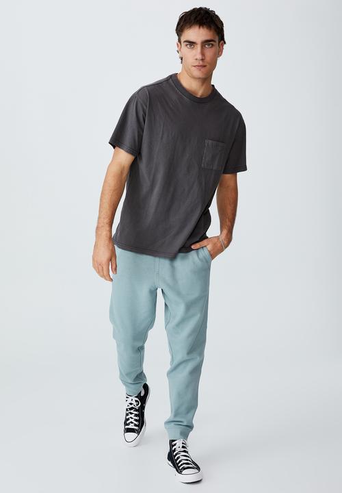 Cotton On - Trippy slim trackie - light blue 