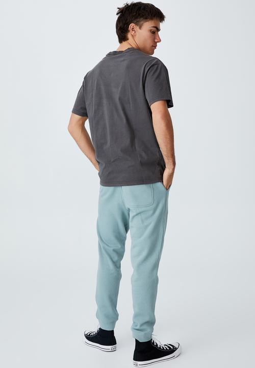 Cotton On - Trippy slim trackie - light blue 