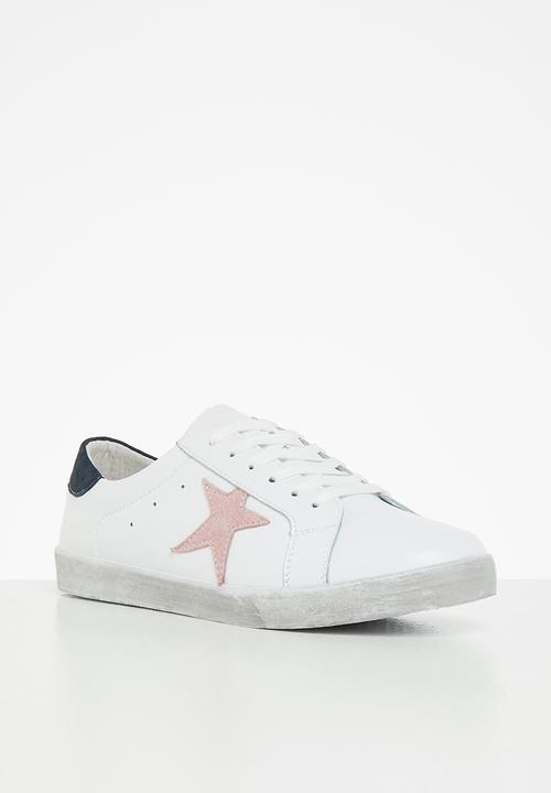 Julz - Madelyn leather sneaker - white