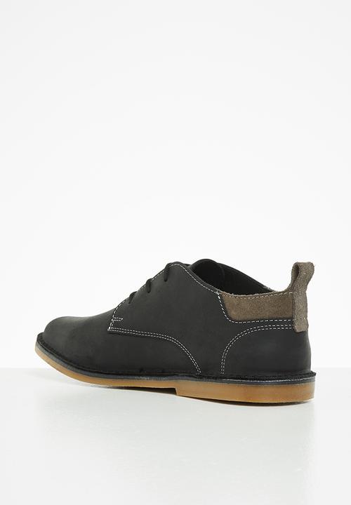 Grasshoppers - Oliver leather sandiego - black/grey