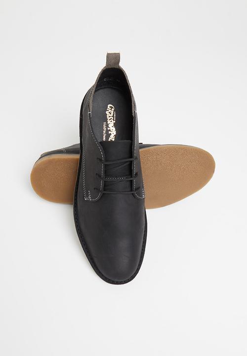 Grasshoppers - Oliver leather sandiego - black/grey