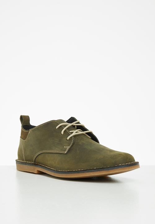 Grasshoppers - Oliver leather sandiego - olive/khaki