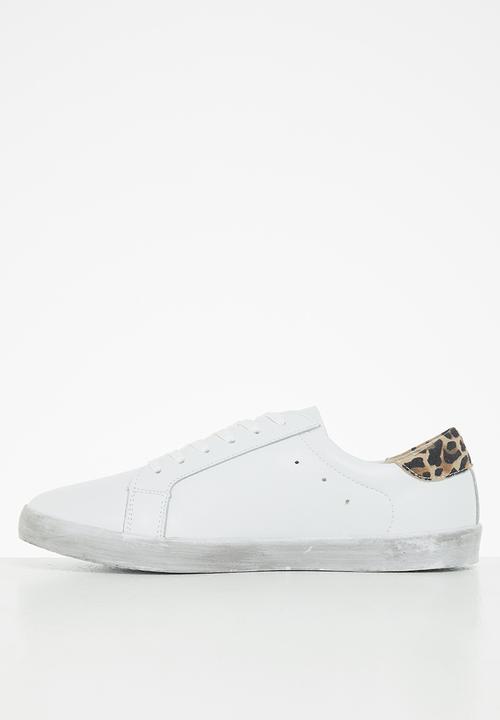 Julz - Sloan leather sneaker - white rose gold