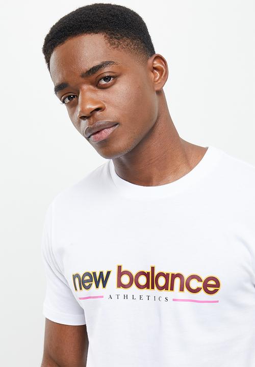 New Balance  - Nb athletics higher learning tee - white